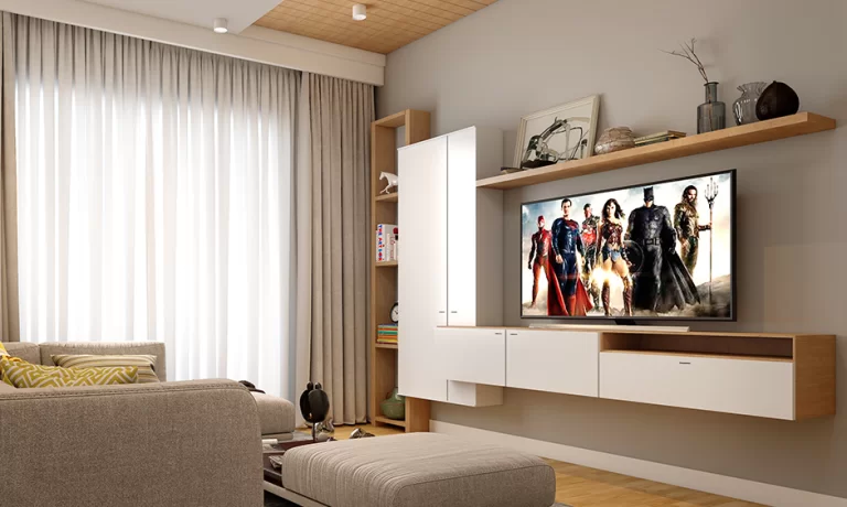 comoda tv in living
